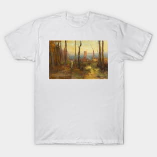 The Mill Stream, Montclair, New Jersey by George Inness T-Shirt